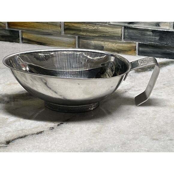 Vintage TWA Airlines Stainless Serveware Gravy Boat Dish Oneida 44-1541 - Picture 1 of 7